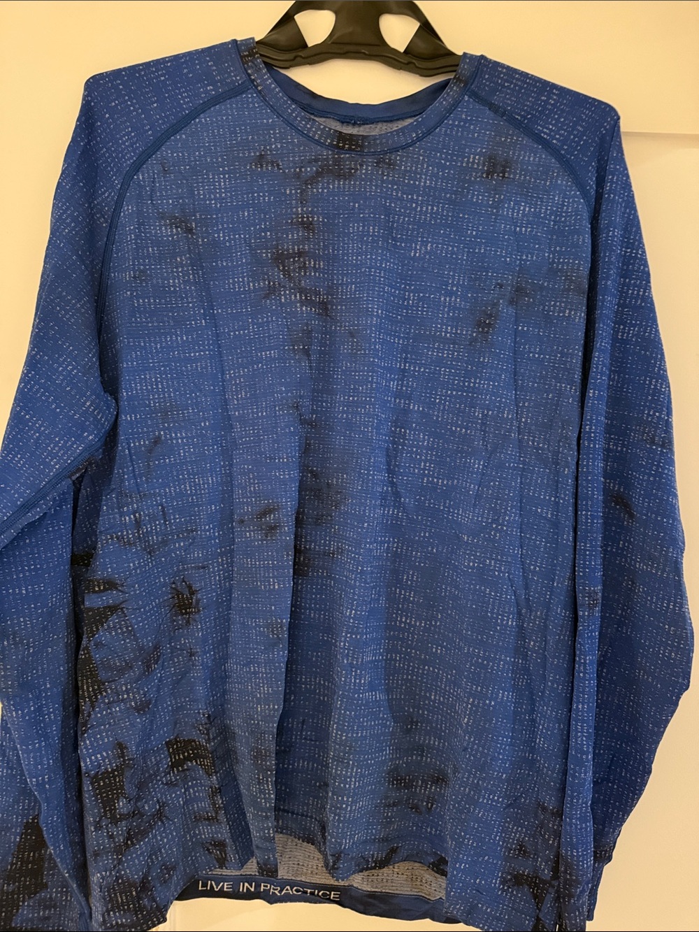 Blue Long-Sleeve Men's Sweater